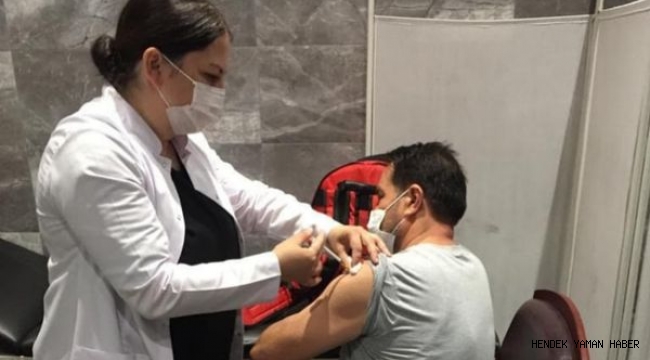 Hendek’te Aşı ekipleri dağ bayır dinlemiyor