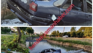 Hendek’te Otomobil Uludere Çayına Uçtu Sürücü Kayıplara Karıştı