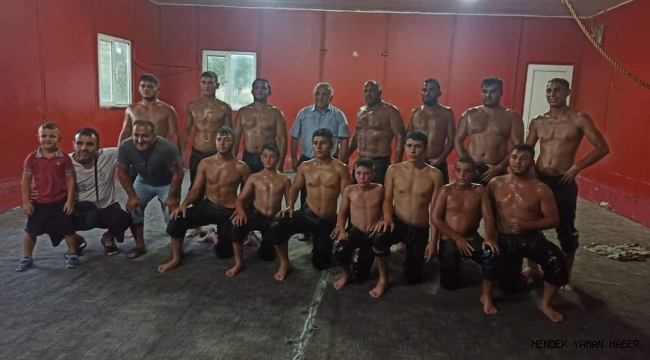 ALİ İNCİ KARAPÜRÇEK'TE YAĞLI GÜREŞ ANTRENMANINA KATILDI