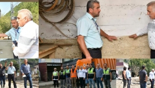 Ali İnci Sinop'ta sel felaketi yaşanan Bölgelerde çalışmaları inceledi