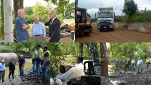 Başkan Turgut Babaoğlu Hasarlar Enkısa Sürede Hızlıca Giderilecek