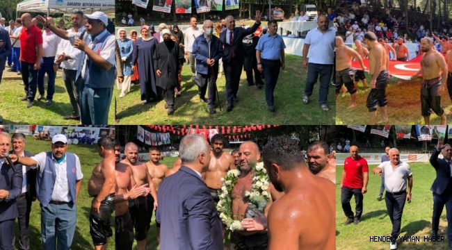 Başpehlivan Mahmut Kavakçıya Görkemli Veda