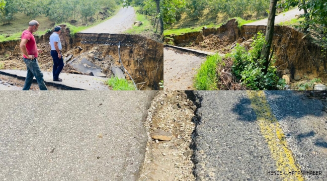 Bayraktar Yağıştan Zarar gören Mahallelerde incelemelerde bulundu