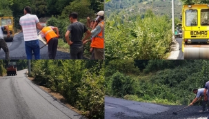 Hendek'te iki grup yolu daha asfaltlandı