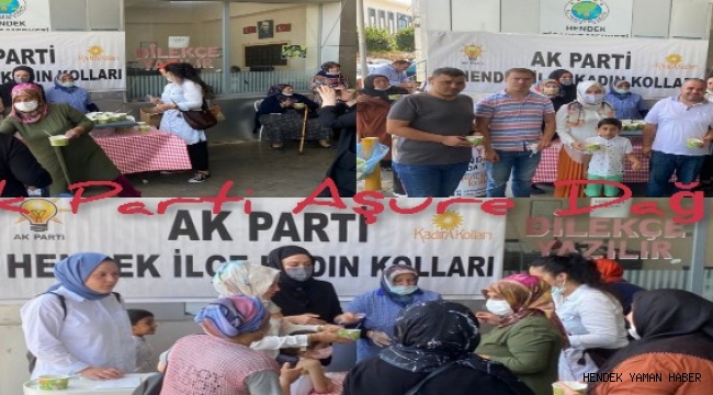 Hendek Ak Parti Aşure Dağıttı