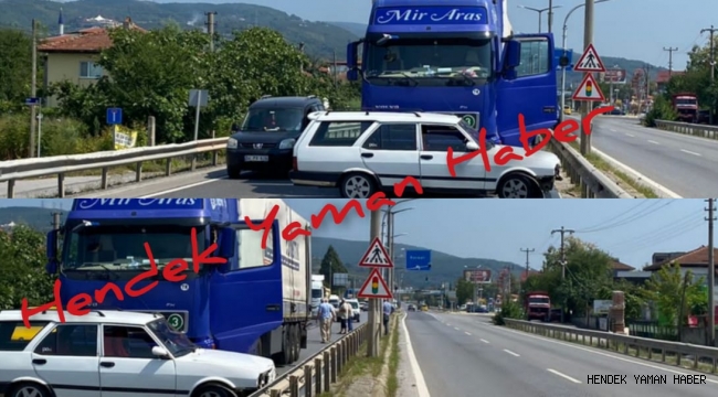 Hendek' D-100'de Görünmez Kaza