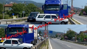 Hendek' D-100'de Görünmez Kaza