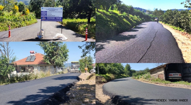 Hendek'te 3 mahalle  Yol Güzegahı  Büyükşehir'le yeni yüzüne kavuşuyor