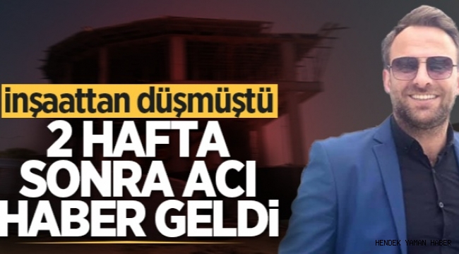 İnşaattan Düşen Hendekli Genç Yaşam Savaşını Kaybetti