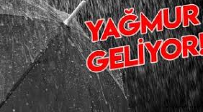 Dikkat Sağanak Yağış Kapıda