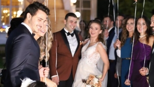 Emircan ve Beyza rüya gibi bir düğünle evlendi 