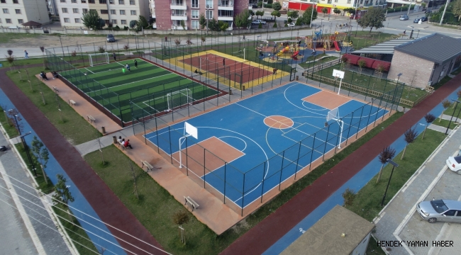 Hendek Alparslan Türkeş parkında Basketbol Turnuvası Heyecanı 