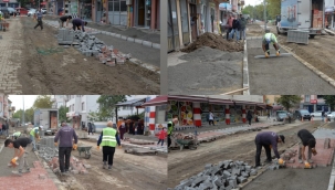 HENDEK BEŞTEPELER CADDESİ YENİLENİYOR