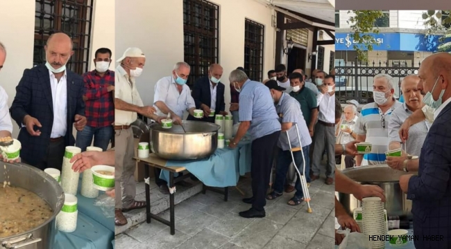 Hendek Gelecek Partisi İlçe Teşkilatı, Aşure İkramda Bulundu