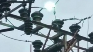 Hendek'te Elektrik Tellerinden Çıkan Kıvılcımlar Korkuttu