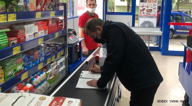 Hendek’te  Marketlere  Etiket Denetimi 