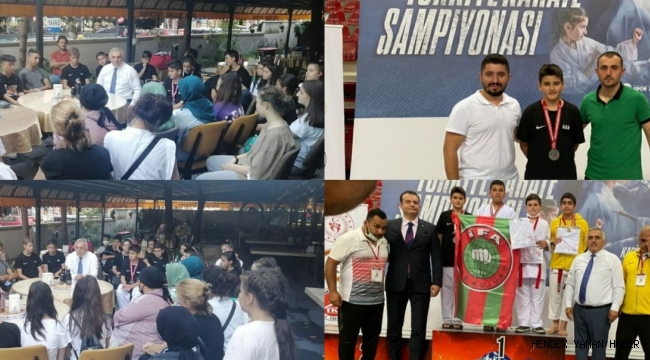 Hendekli Karateciler Kayseri'den iki madalya ile döndüler
