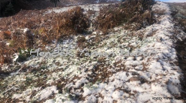 Hendek Dikmen Yaylasına İlk Kar Düştü 