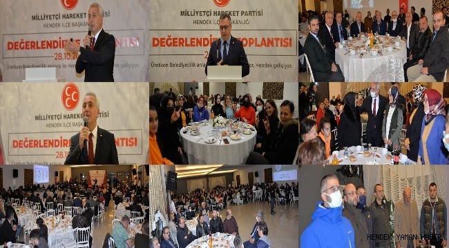 HENDEK MHP DEĞERLENDİRME TOPLANTISINDA BİR ARAYA GELDİ