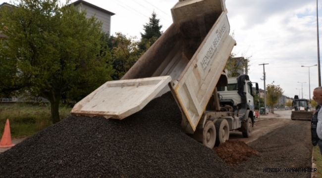 Hendek Yenimahalle'nin yeni alt yapısı 5 kilometreye ulaştı