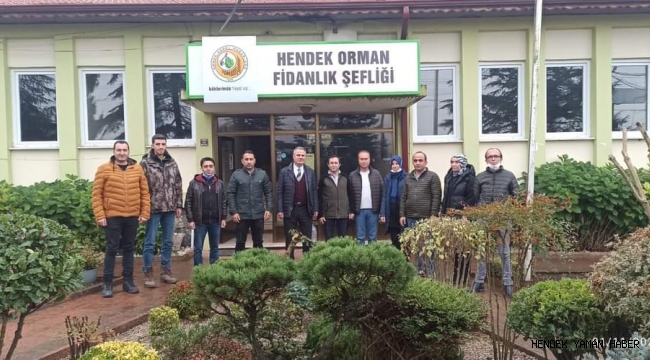Geyve İşletme Müdürlüğünden Hendek Fidanlık Şefliğine Ziyaret