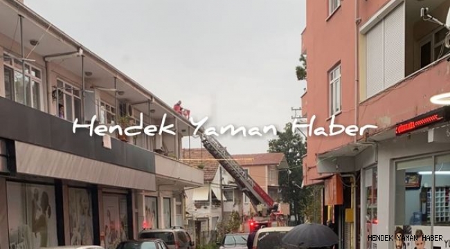 Hendek’te Baca Yangını Kısa Süreli Paniğe Neden Oldu 