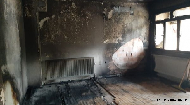 Hendek Uzuncuorman'da Çıkan Yangın Korkuttu 