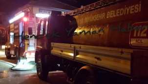 Hendek Yeşilköy'de Sabaha Karşı Çıkan Yangın Korkuttu  