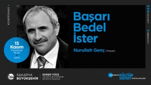 Sakarya Büyükşehir Belediyesi usta yazarı okuyucularıyla buluşturacak