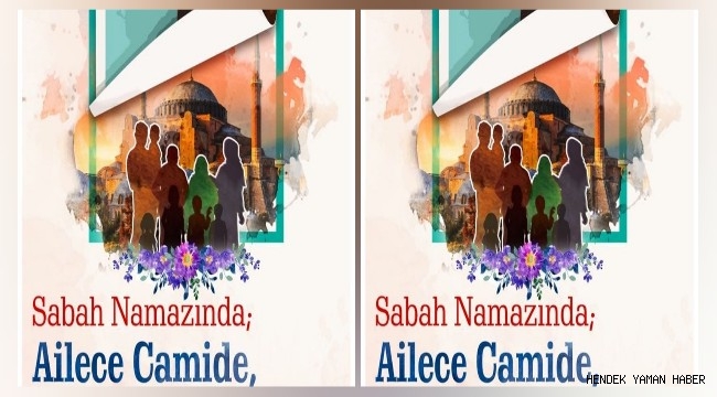 1 OCAK Cumartesi Hendek Büyük Camide Sabah Namazında Buluşalım