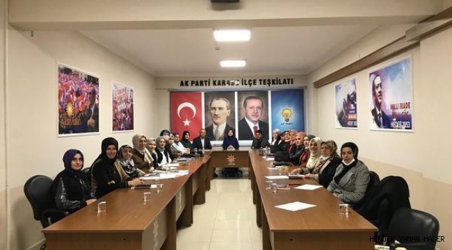 Hendek Ak Parti Kadın Kolları Başkanı Seher Namlı Dündar'dan Karusu Çıkarması