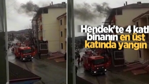 Hendek Bayraktepe Mahallesinde Yangın 