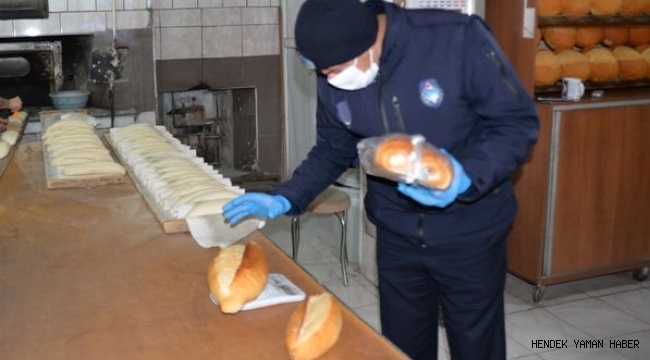 HENDEK BELEDİYESİ ZABITA EKİPLERİ EKMEK FIRINLARINI DENETLEDİ
