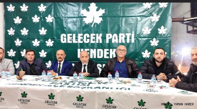 Hendek Gelecek Partisi İl Başkanı Fatih SEVİNDİK'i ağırladı. 