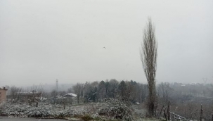 Hendek İlçe Merkezine ilk kar düştü. 