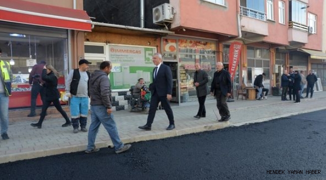 HENDEK YENİ MAHALLE BEŞTEPELER TAMAM SICAK ASFALT SERİMİ SÜRECEK 