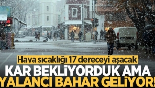 Yalancı bahar geliyor! Sıcaklıklar 17 dereceyi aşacak