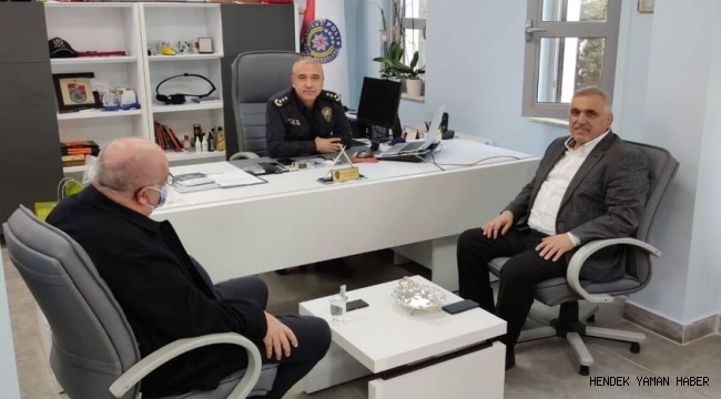 Ali İnci Hendek Emniyet Müdürü Şevket İlhan'ı Ziyaret Etti