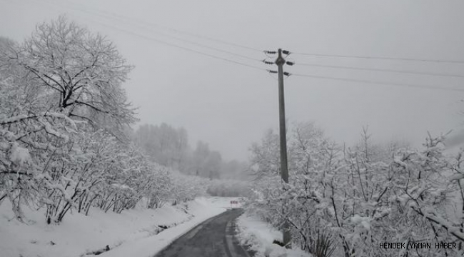 Hendek Belediyesi Karla mücadele ekipleri 7/24 hazır