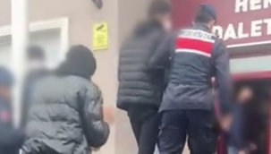 Hendek'te Tel Örgü Hırsızı 2 Arkadaş Tutuklanarak Cezaevine Gönderildi 