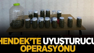 Hendek’te Uyuşturucu Operasyonu 4 kilo 200 gram esrarla yakalandı
