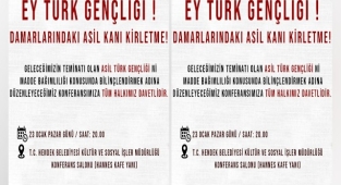 Hendek Ülkü Ocaklarından Madde Bağımlılığı Konulu Konferansa Davet 