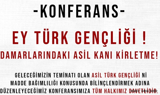 Madde Bağımlılığı Konulu Konferansa  Kar Engeli 