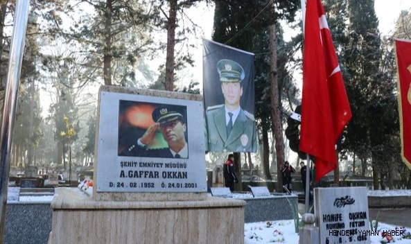 ŞEHİT A.GAFFAR OKKAN KABRİ BAŞINDA ANILACAK 