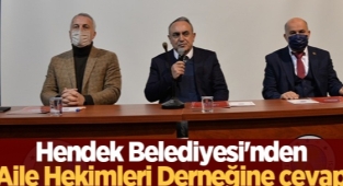 Hendek Belediyesi'nden Aile Hekimleri Derneğine Sert Cevap