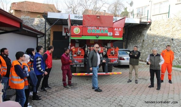 Hendek’ de Yangın Gönüllüsü Olmak İsteyen Vatandaşlardan Büyük Heyecan  ​
