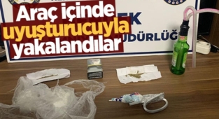 Hendek'te Araç içinde uyuşturucuyla yakalandılar