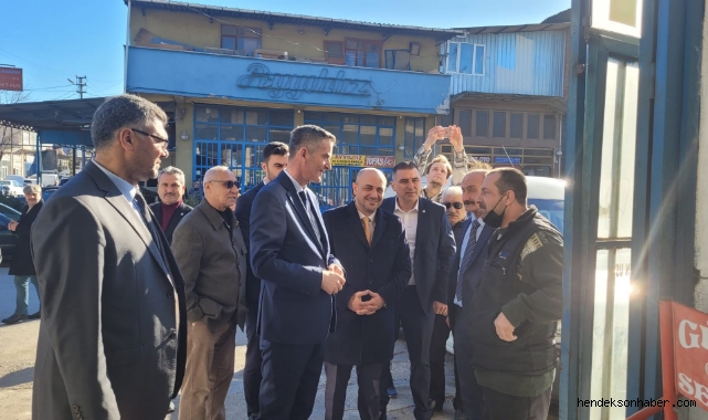 Ümit Dikbayır Erenler  Sanayii Sitesinde Esnaf İle Biraraya Geldi