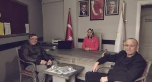 Ahmet Köse Ve Bülent Yaman'dan Başkan Seher Namlı Dündar'a ziyaret