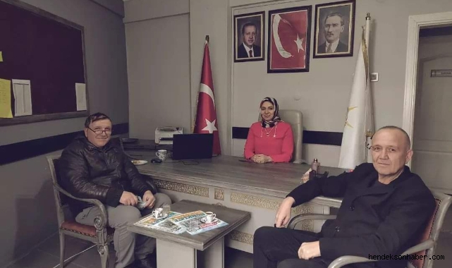 Ahmet Köse Ve Bülent Yaman'dan Başkan Seher Namlı Dündar'a ziyaret